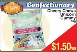 Fresh Market Foods Cheery Chews Unicorn Gummy offer