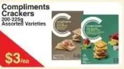 Fresh Market Foods Compliments Crackers offer