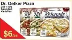 Fresh Market Foods Dr. Oetker Pizza offer