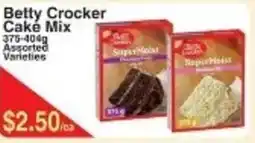 Fresh Market Foods Betty Crocker Cake Mix offer