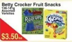 Fresh Market Foods Betty Crocker Fruit Snacks offer