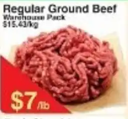 Fresh Market Foods Regular Ground Beef offer