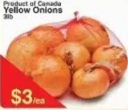 Fresh Market Foods Yellow onions offer