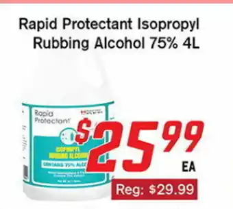 Fresh Value Rapid Protectant Isopropyl Rubbing Alcohol offer