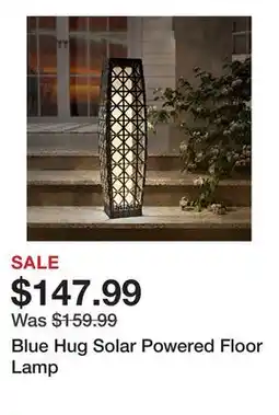 Wayfair Blue Hug Solar Powered Floor Lamp offer