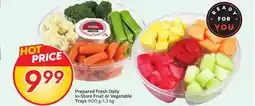 Sobeys Prepared Fresh Daily In-Store Fruit or Vegetable Trays offer