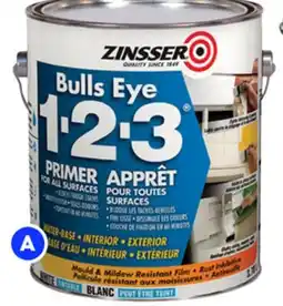 RONA ZINSSER Bulls Eye 1-2-3, 3.78-L primer offer