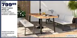 RONA Landon & Co. Kaslo 3-piece dining set offer