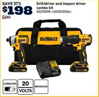 RONA Dewalt Drill/driver and impact driver combo kit offer