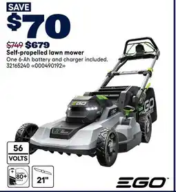 RONA EGO Self-propelled lawn mower offer