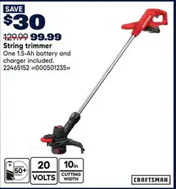 RONA CRAFTSMAN String trimmer offer