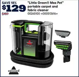 RONA BISSELL Little Green Max Pet portable carpet and fabric cleaner offer