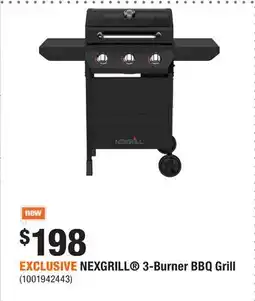 Home Depot EXCLUSIVE NEXGRILL 3-Burner BBQ Grill offer