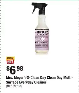 Home Depot Mrs. Meyer's Clean Day Clean Day Multi-Surface Everyday Cleaner offer