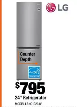 Home Depot 24 Refrigerator offer