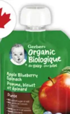 Food Basics GERBER BABY PURÉE offer