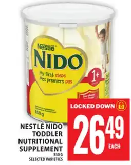 Food Basics NESTLÉ NIDO TODDLER NUTRITIONAL SUPPLEMENT offer