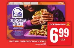 Food Basics TACO BELL SUPREME CRUNCH WRAP offer