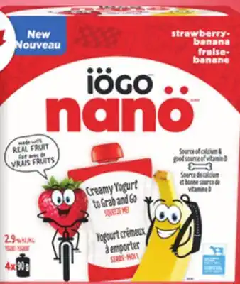 Food Basics IÖGO NANÖ GRAB AND GO YOGURT offer