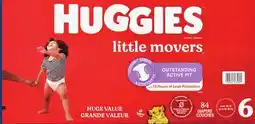 Food Basics HUGGIES LITTLE MOVERS, SNUGGLERS DIAPERS offer