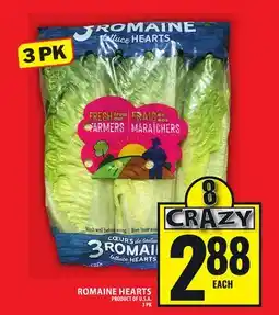 Food Basics ROMAINE HEARTS offer