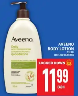 Food Basics AVEENO BODY LOTION offer