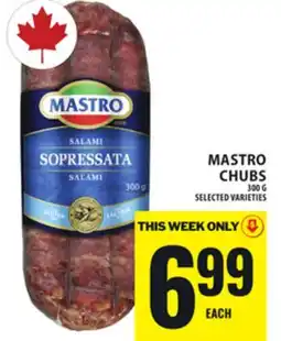 Food Basics MASTRO CHUBS offer