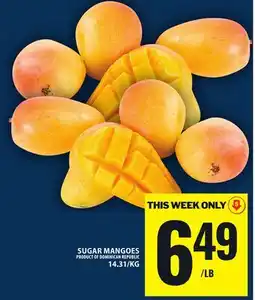 Food Basics SUGAR MANGOES offer