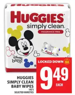 Food Basics HUGGIES SIMPLY CLEAN BABY WIPES offer
