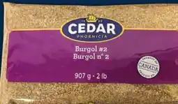 Food Basics CEDAR BURGOL, SEMOLINA OR DRY BEANS OR CEDAR STUFFED VINE LEAVES offer