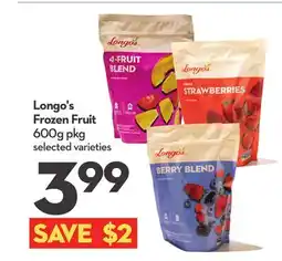 Longo's Frozen Fruit offer