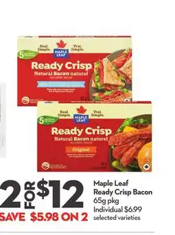 Longo's Ready Crisp Bacon offer