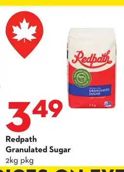 Longo's Redpath Granulated Sugar offer