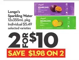 Longo's Sparkling Water offer