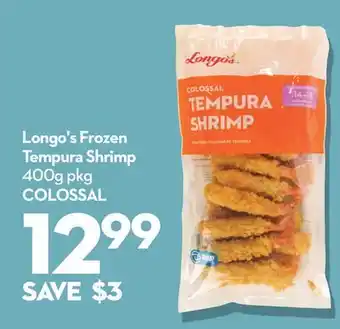 Longo's Longo's Frozen Tempura Shrimp offer