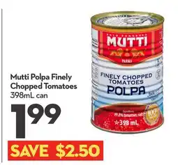 Longo's Polpa Finely Chopped Tomatoes offer