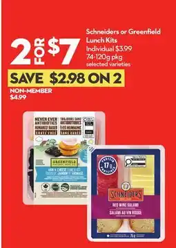 Longo's Lunch Kits offer