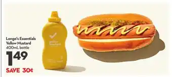 Longo's Essentials Yellow Mustard offer