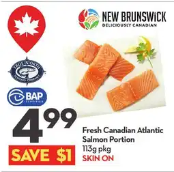 Longo's Fresh Canadian Atlantic Salmon Portion offer