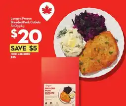 Longo's Longo's Frozen Breaded Pork Cutlets offer