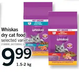 Fortinos WHISKAS DRY CAT FOOD offer