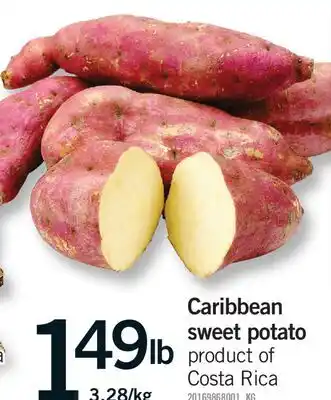 Fortinos Caribbean sweet potato offer