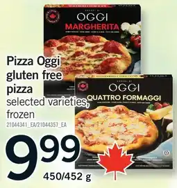 Fortinos PIZZA OGGI GLUTEN FREE PIZZA, 450/452 G offer