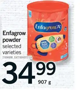 Fortinos ENFAGROW POWDER offer
