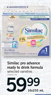 Fortinos SIMILAC PRO ADVANCE READY TO DRINK FORMULA offer