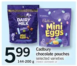 Fortinos CADBURY CHOCOLATE POUCHES offer