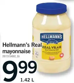 Fortinos HELLMANN'S REAL MAYONNAISE offer