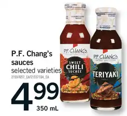 Fortinos P. F. CHANG'S SAUCES offer
