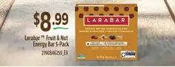 Fortinos LARABAR FRUIT & NUT ENERGY BAR, 5-PACK offer