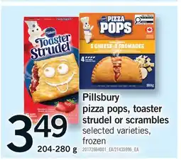 Fortinos PILLSBURY PIZZA POPS, TOASTER STRUDEL OR SCRAMBLES offer